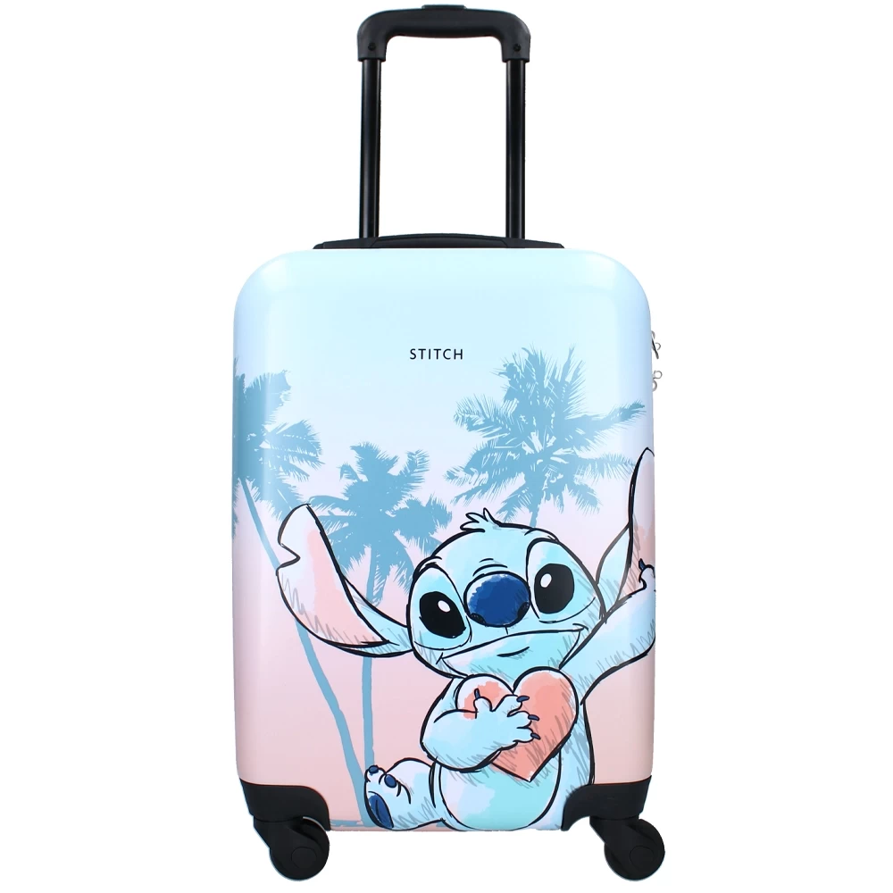  Trolley koffer Stitch Ohana Forever blauw