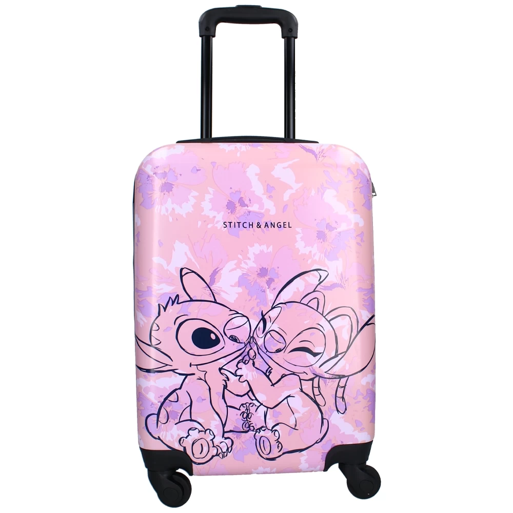  Trolley koffer Stitch Ohana Forever roze